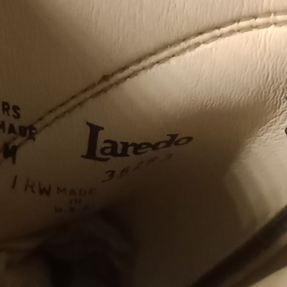 Laredo Gray Roper Boots Sz 7 - Picture 6 of 10